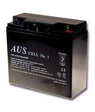 The Auscell 12V 22AH Sealed Lead Acid Battery featured on a clean white background.