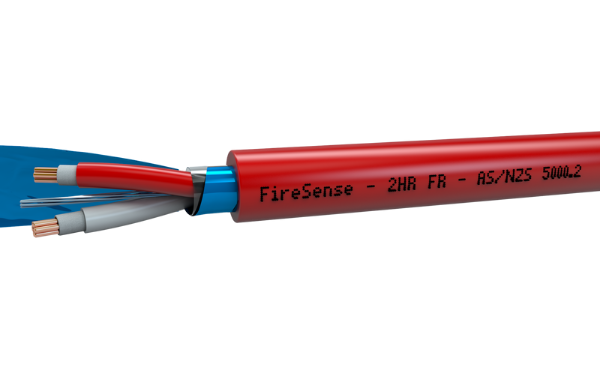 Fireseal 20/20r cable, 1.50mm 2C screened, 500m length, designed for fire-rated applications.